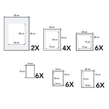 30 Piece Instant Gallery Wall Frame Set
